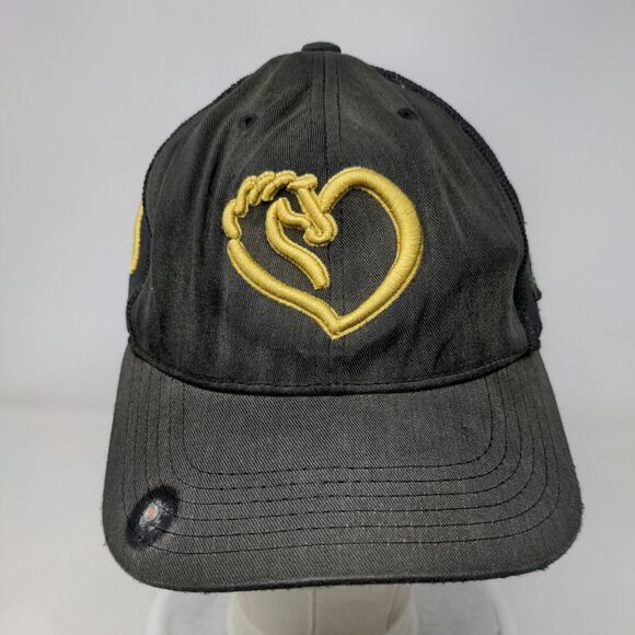 Horse Equestrian Snapback Mesh Back Hat Embroidered Logo Explosion Caps - Picture 2 of 8